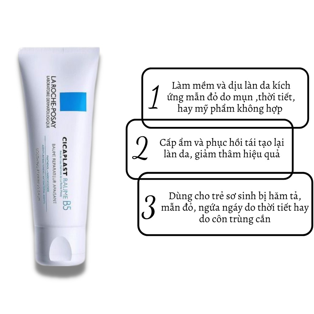 Kem dưỡng ẩm phục hồi da B5 La Roche Posay Cicaplast Baume DA01