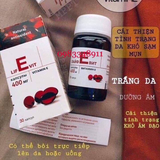 Vitamin E đỏ 400mg