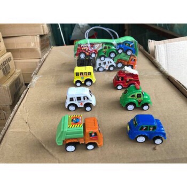 Giá sốc_Set 6 xe ô tô chạy đà cho bé