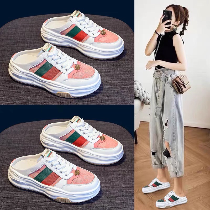 Giày Nữ,Sục Thể Thao Đế Độn Siêu Đẹp,Giày Sục Đạp Gót Cao Cấp Thời Trang Nữ Phong Cách Hàn Quốc..