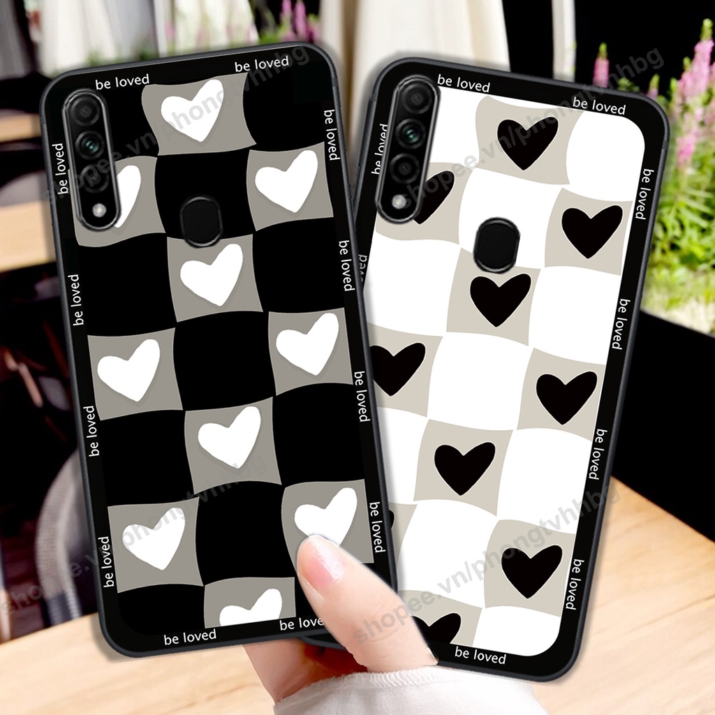 Ốp lưng Oppo A31 2020 / A8  ốp họa tiết trái tim caro, chuột mikey thể thao cực đẹp cute cực bền bỉ