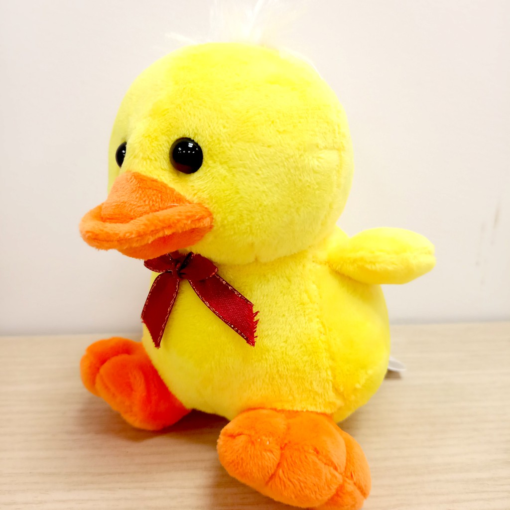 Vịt nhồi bông mini vàng