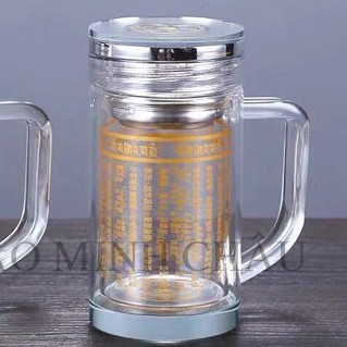 [PHÁP BẢO MINH CHÂU] CỐC GIỮ NHIỆT TÂM KINH PHA LÊ