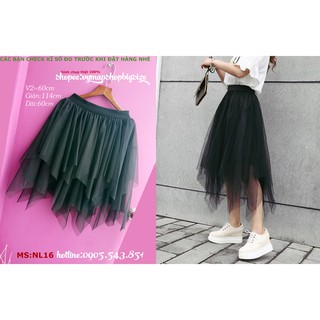 chân váy voan ulzzang bigsize