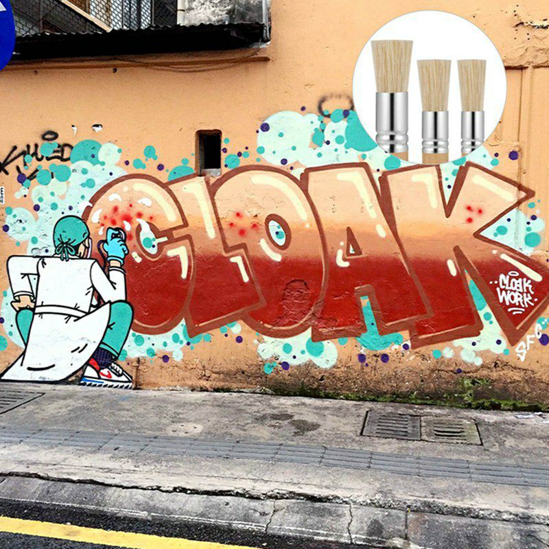 BỘ 3 CỌ ĐẦU TRÒN STENCIL MONT MARTE