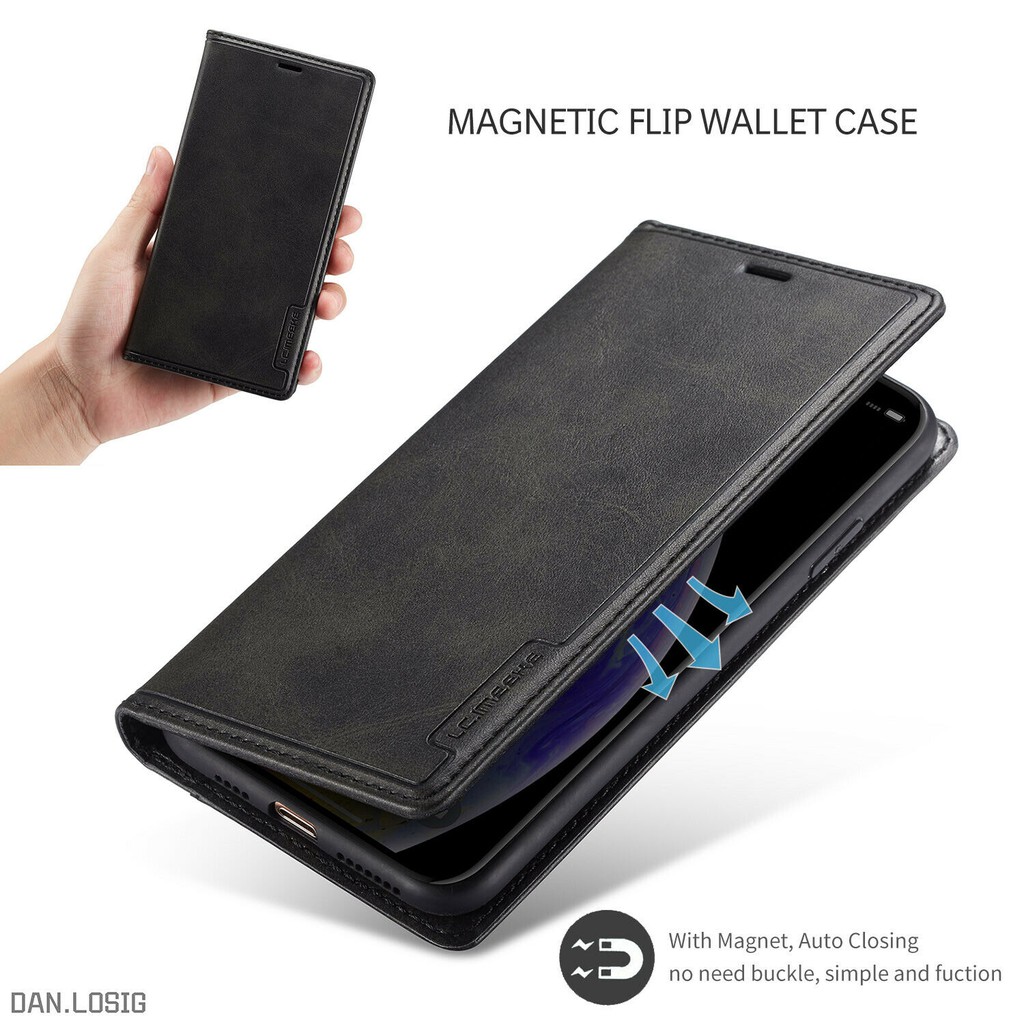 Bao da điện thoại kiểu dáng thanh lịch đơn giản cho iPhone X/XS/XR/XS MAX iP 6/6S/6P/6SPlus/7/8/7P/ 8+ | BigBuy360 - bigbuy360.vn