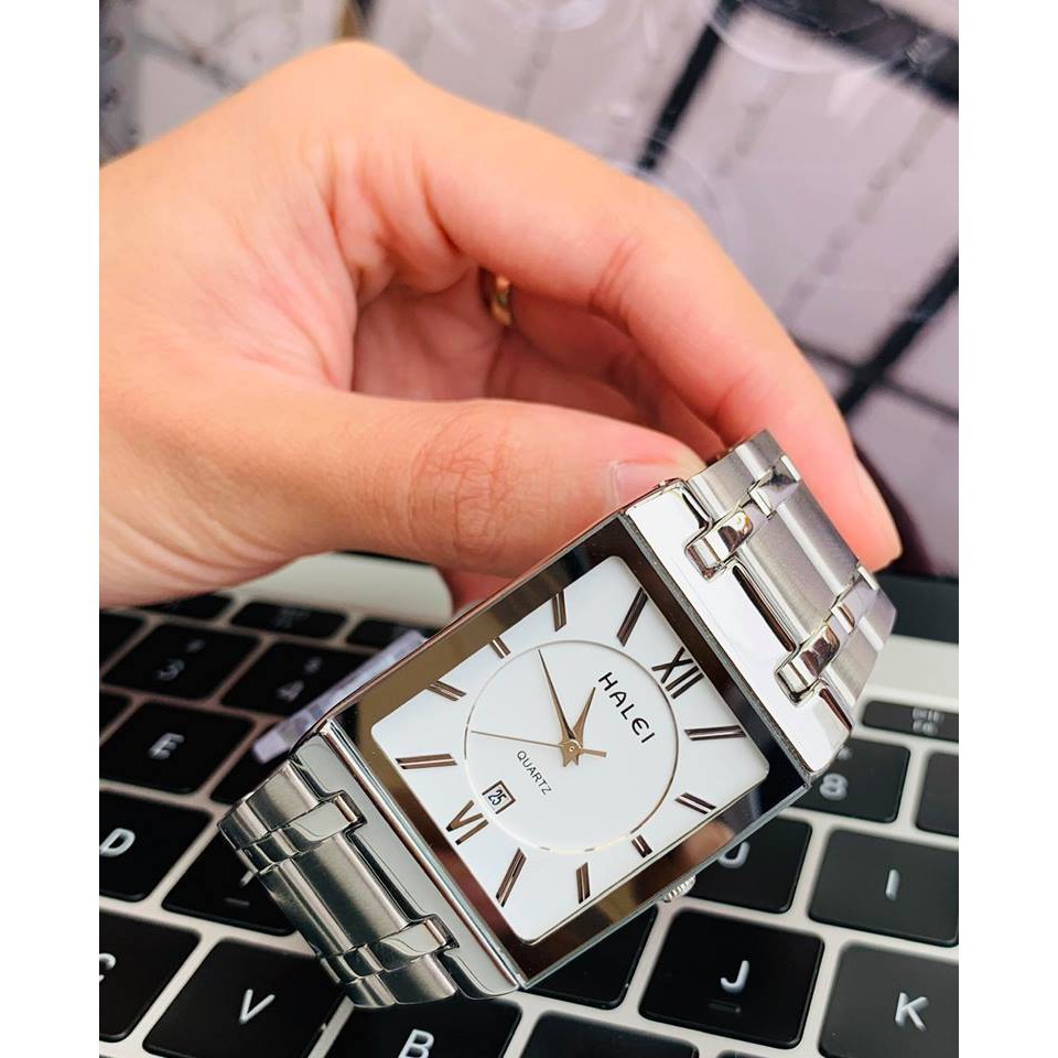 Đồng Hồ Nam HALEI 564M dây thép đúc Cao Cấp Mặt Vuông Lịch Lãm | BigBuy360 - bigbuy360.vn