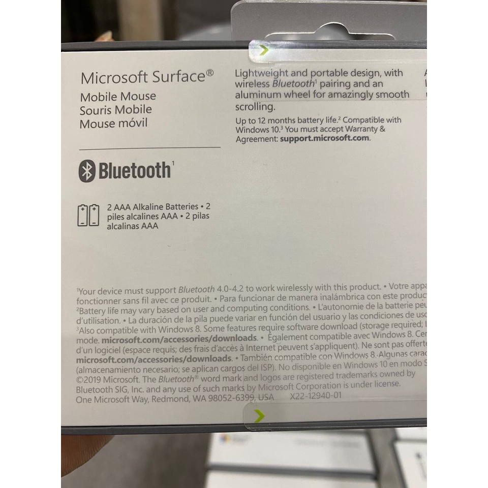 Microsoft Surface Mobile - Chuột không dây chính hãng Microsoft - Mới 100% Nguyên seal