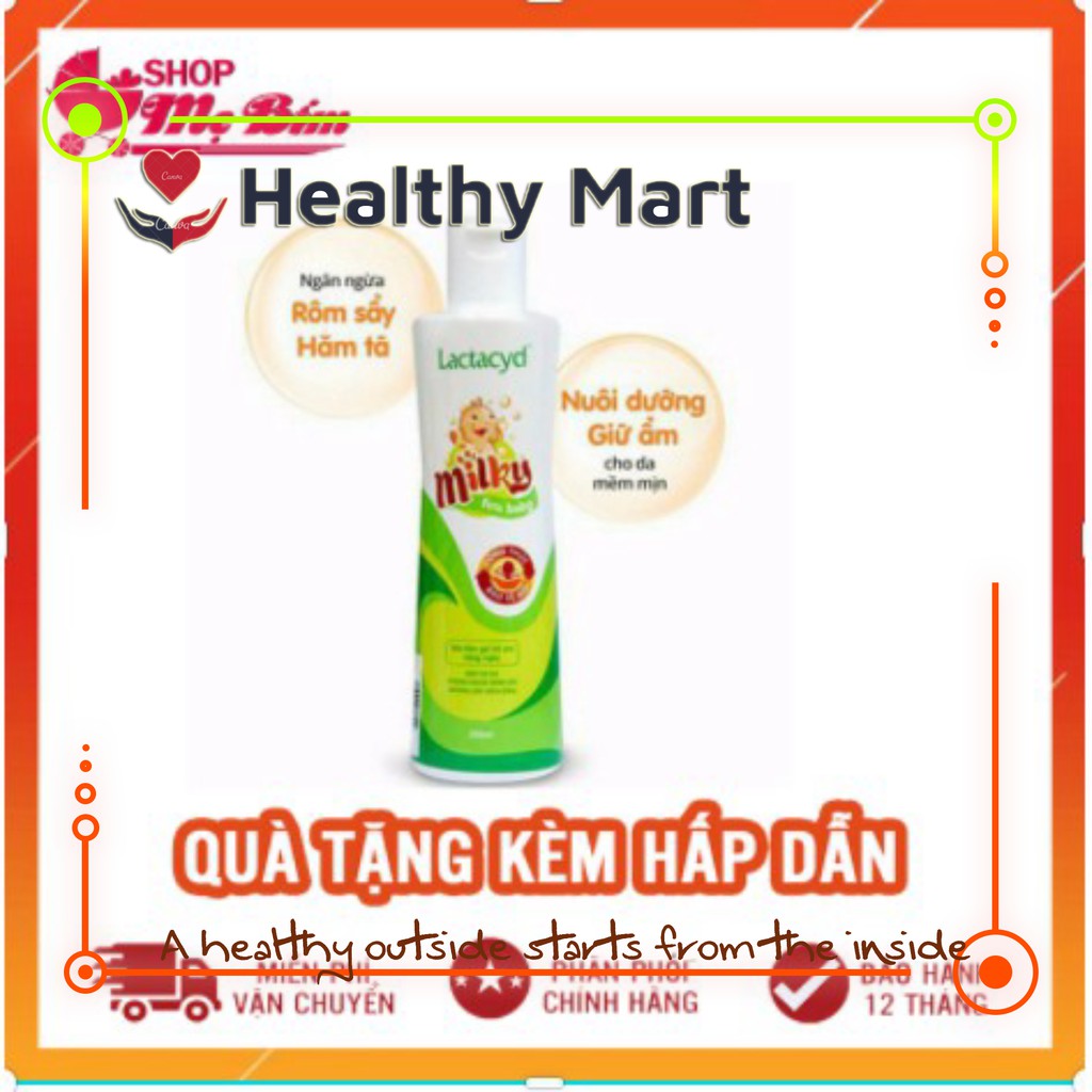 ✔️ Sữa Tắm Gội Lactacyd Milky Dịu Nhẹ Cho Bé ✔250ML