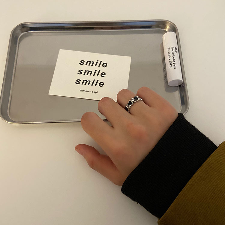 Nhẫn Hình Trái Tim Phong Cách Thời Trang Hàn Quốc 22852