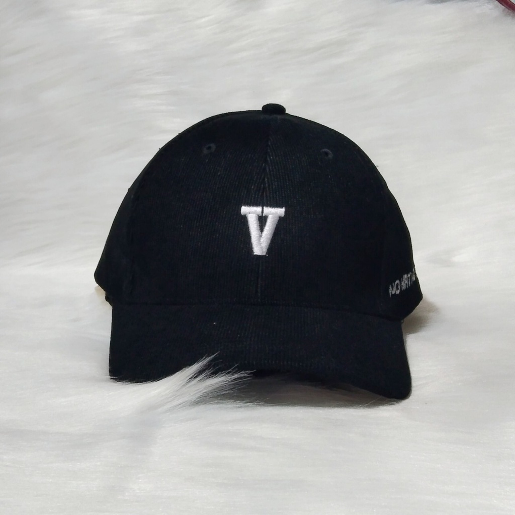 Mũ lưỡi trai, nón kết cao cấp nam nữ đẹp thêu chữ V phong cách Ulzzang unisex mã số K42