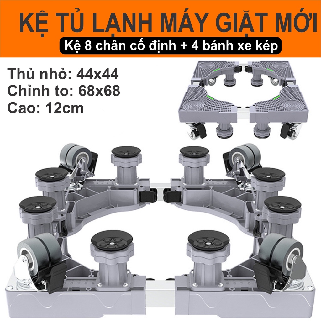 [Mã ELHA22 giảm 5% đơn 300K] Kệ tủ lạnh máy giặt đa năng cao cấp.