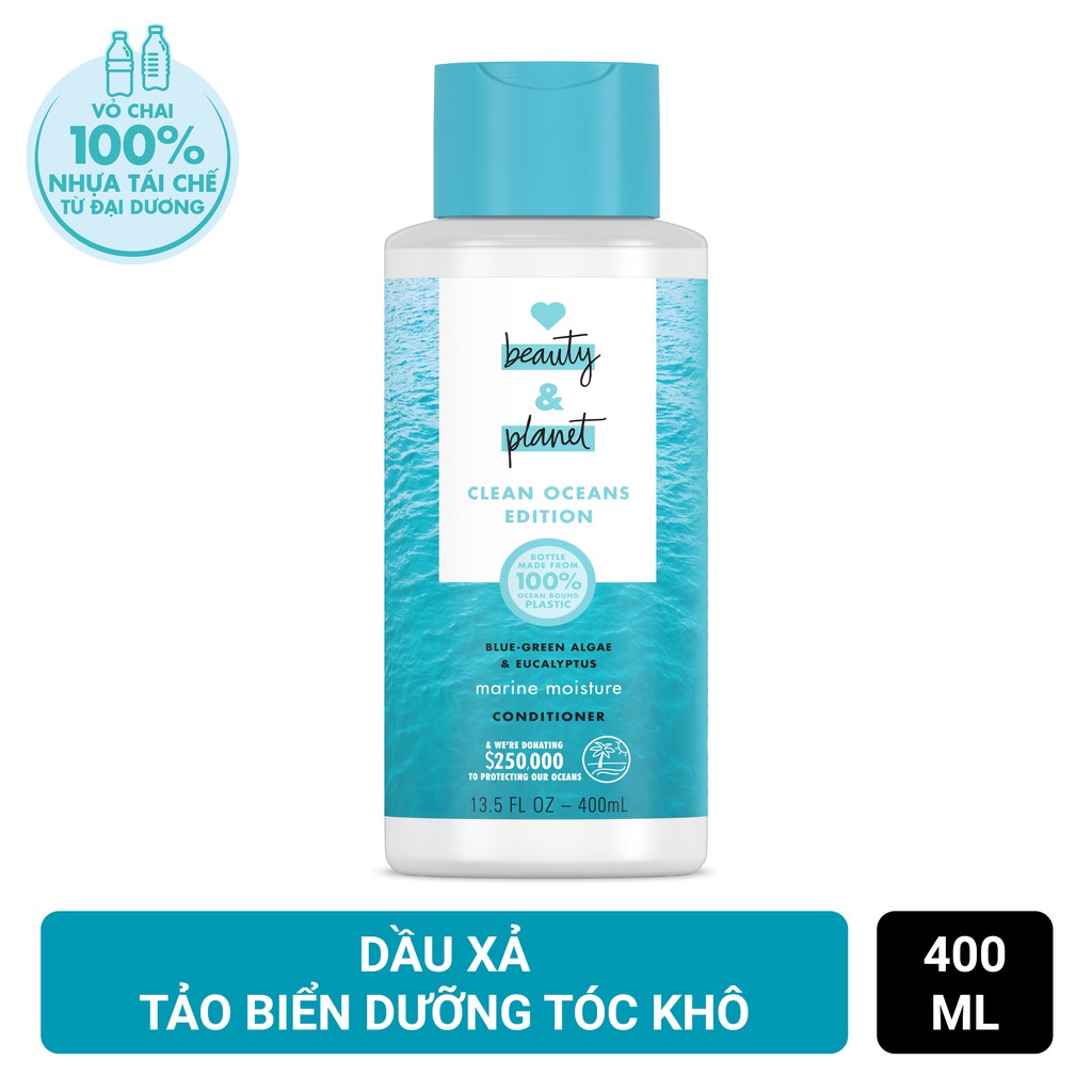 Dầu xả tảo biển dưỡng ẩm Love Beauty and Planet 400 ml | BigBuy360 - bigbuy360.vn