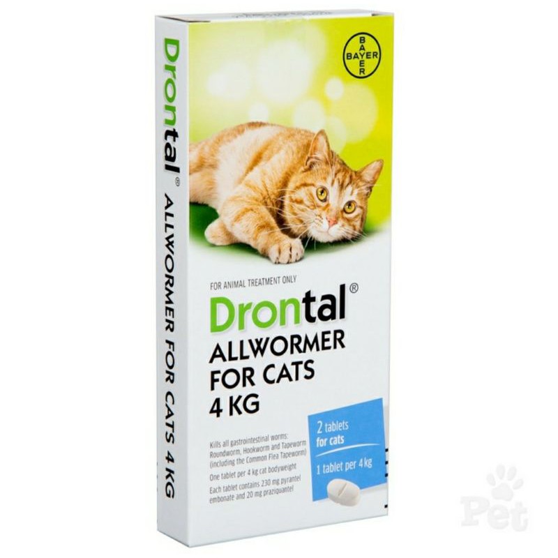 [Lẻ 1 Viên] - Drontal Cat cho mèo