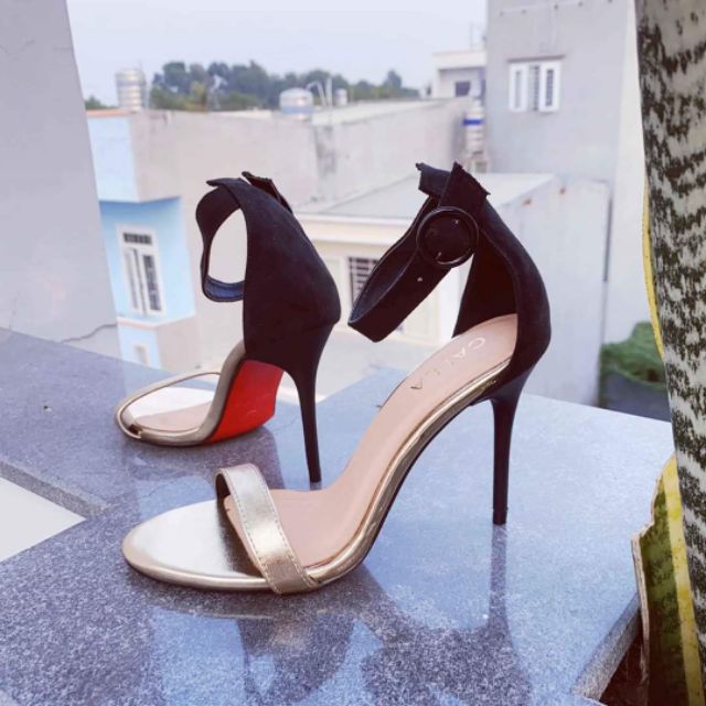 Sandanl cao gót Calla quai mảnh đủ màu
