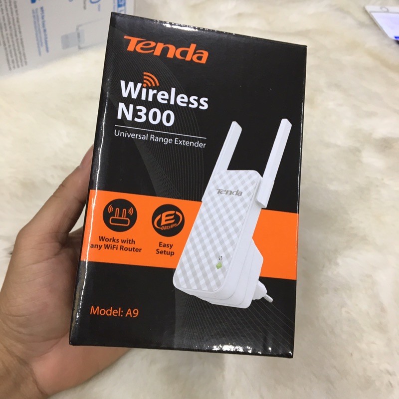 Bộ kích sóng wifi Tenda A9 chuẩn N 300Mps Chính Hãng