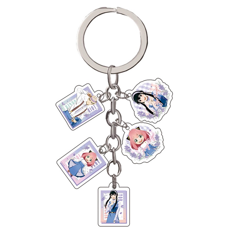 Tmdbyx Móc Khóa Acrylic Hai Mặt Hình Anime Spy X Family Twilight Loid Forger Anya Forger Bond