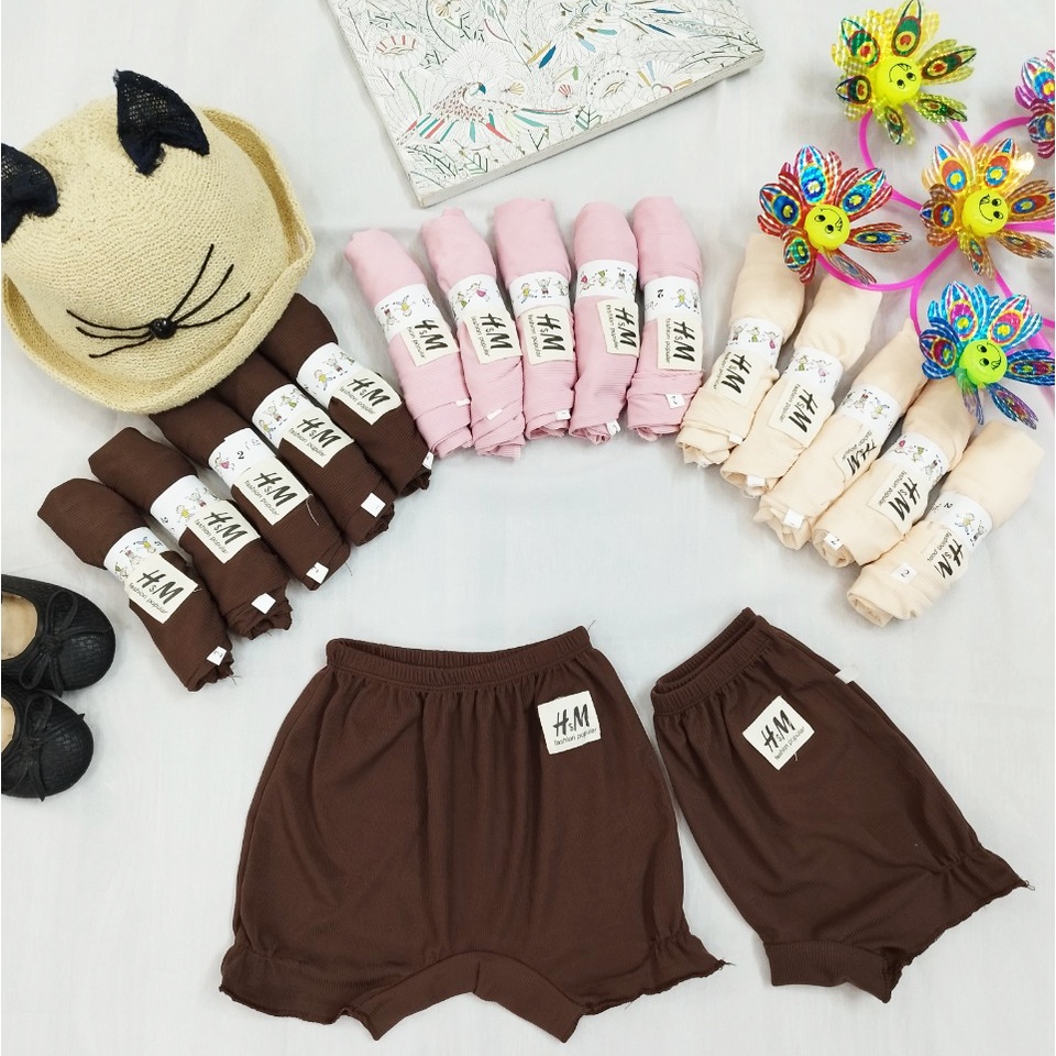 Quần thun lạnh chất thun tăm lạnh mềm mịn mùa hè xinh xắn nhiều màu cho bé gái 6-16kg