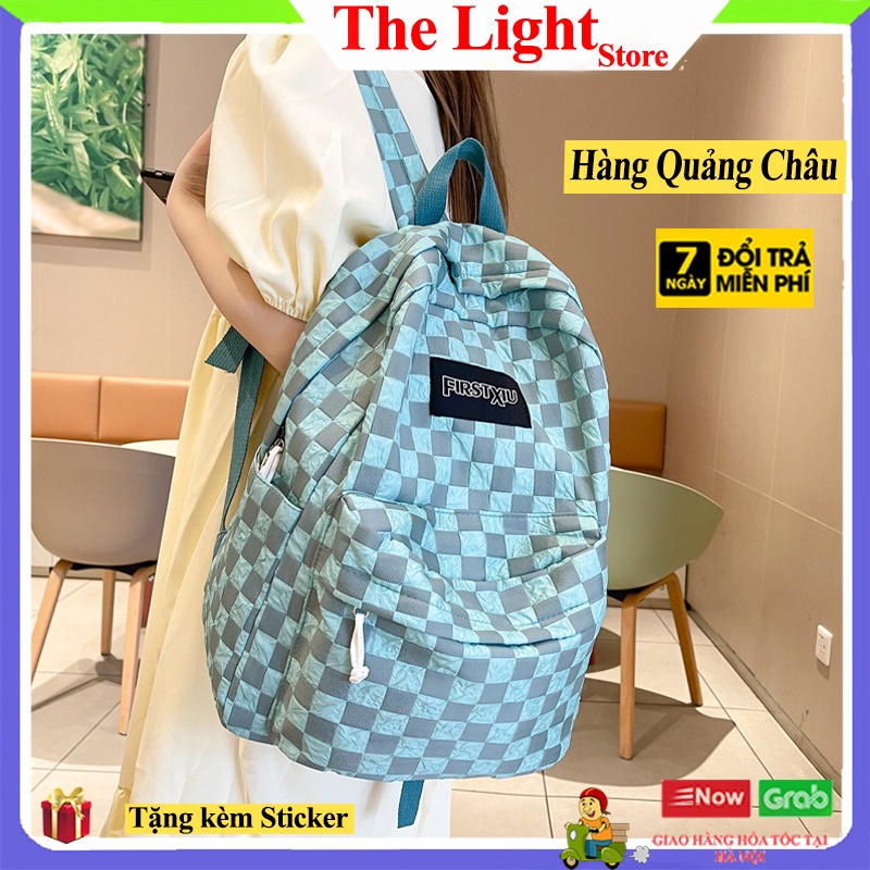 Cặp sách nữ, balo chính hãng đi học đi chơi chống thấm nước đựng vừa laptop 15.6inch, TheLight Store HS13