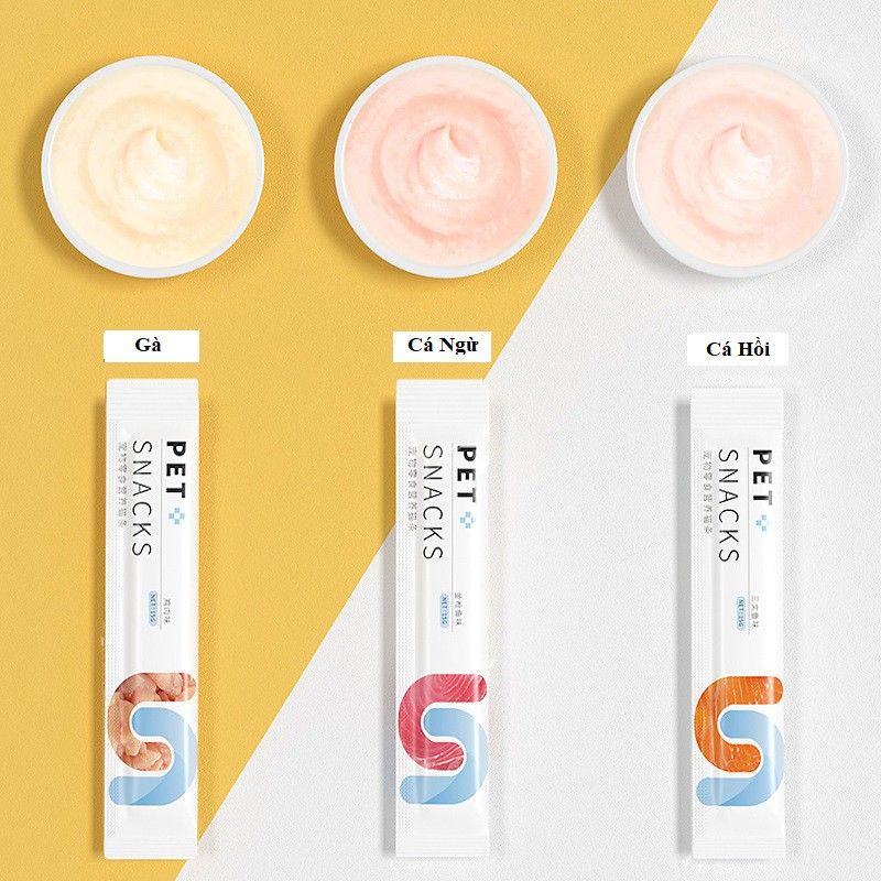 SÚP THƯỞNG PET SNACK QUE THƯỞNG CHO MÈO để