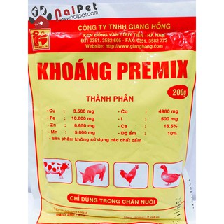 Bột Khoáng Premix 200g
