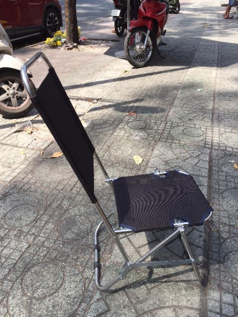 Ghế cafe xếp lưng cao 85cm