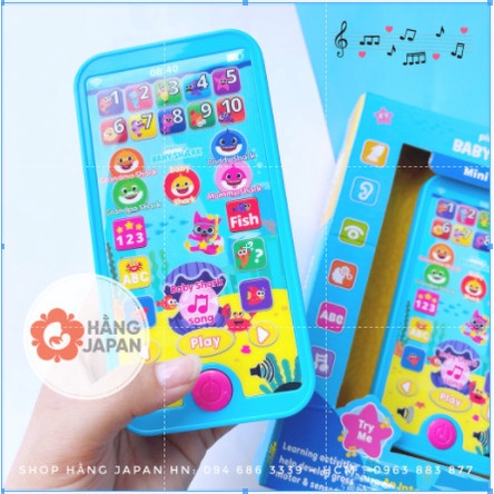 Đồ chơi mini tablet / ipad tablet thông minh Baby Shark cho bé