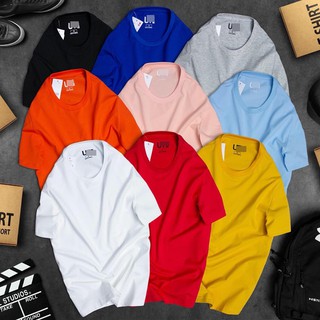 Áo thun trơn UNI basic (form unisex) - Kéo để xem hết ảnh