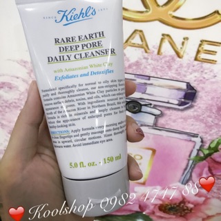 🥰 Sữa rửa mặt Rare Earth Deep Pore Daily Cleanser