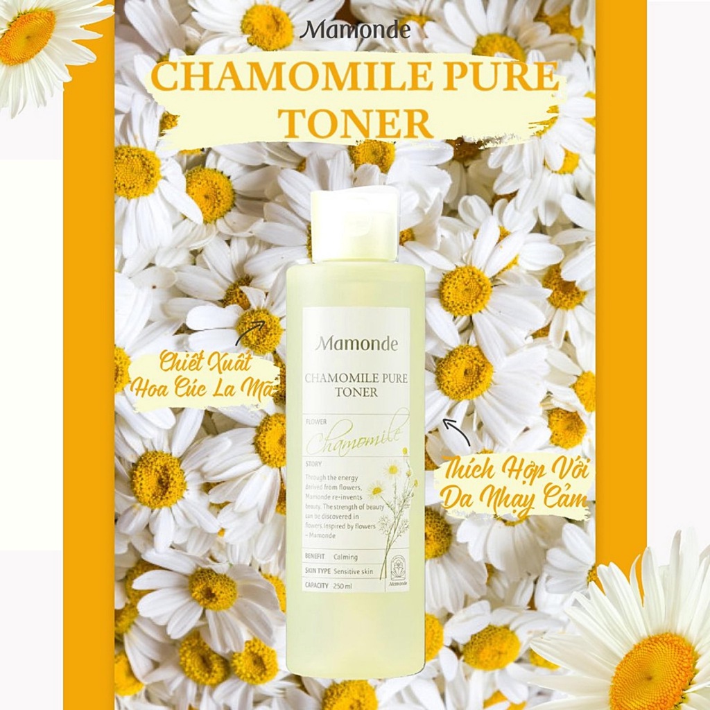 Nước Hoa Hồng Cân Bằng Toner Mamonde Làm Sạch Và Cung Cấp Độ Ẩm 250ml