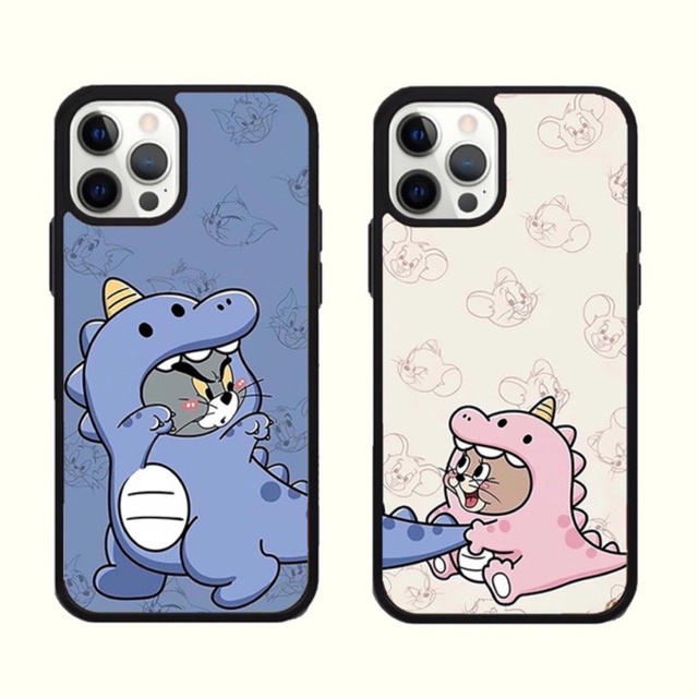 Ốp Lưng Iphone Nhựa CứngTHE VIBES Tom&Jerry 11/11promax/12/12promax/13/13pro/13promax
