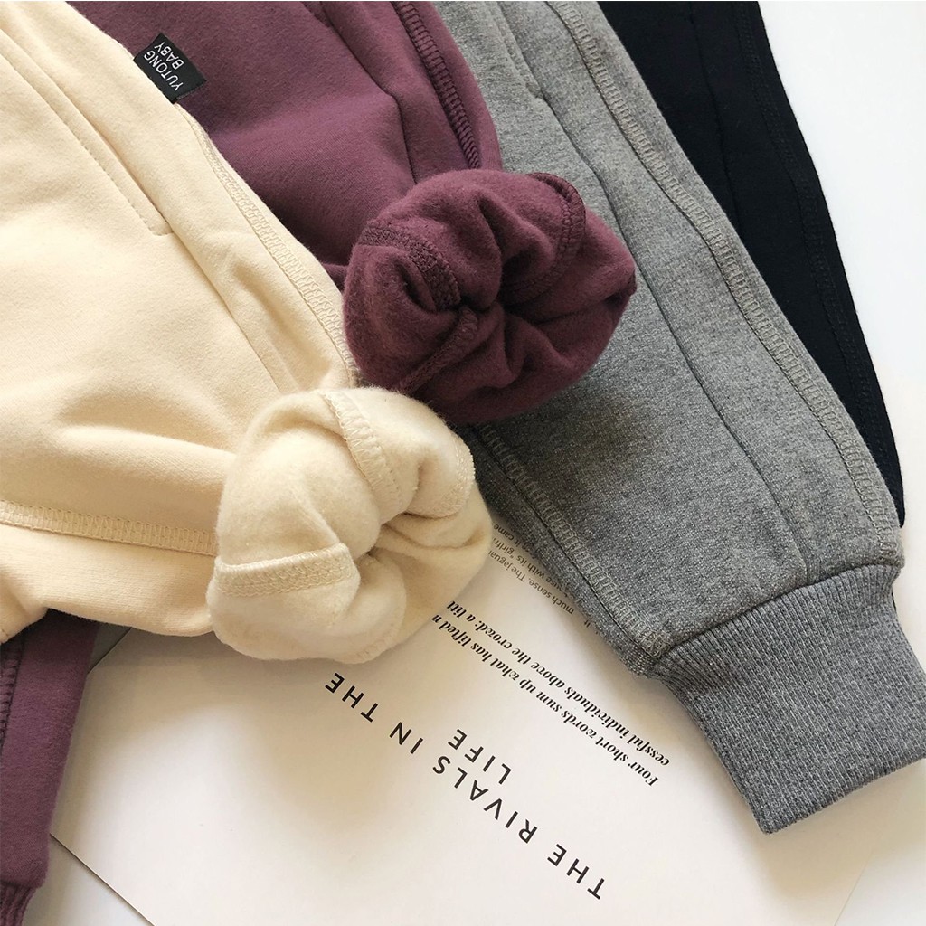 Quần Nỉ Thêu Chữ Cái Cho Bé Trai Hay Gái Mặc Đều Xinh Từ 6-28kg - Sumo Kids