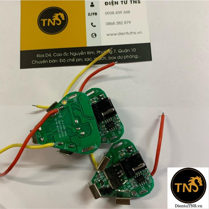 TNS . Mạch bảo vệ pin Makita 3s 12,6v - Mạch tam giác