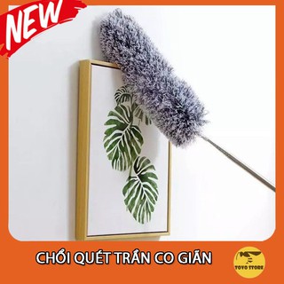 Chổi Quét Trần Gấp Gọn, Lau Bụi, Quét Trần Nhà Thông Minh Dọn Dẹp Nhà Cửa Dễ Dàng