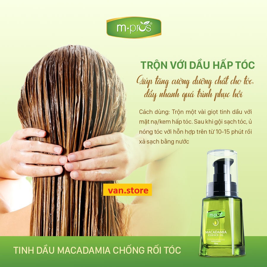 Tinh Dầu Dưỡng Tóc - Chống Rối Tóc Macadamia M.PROS 30ml