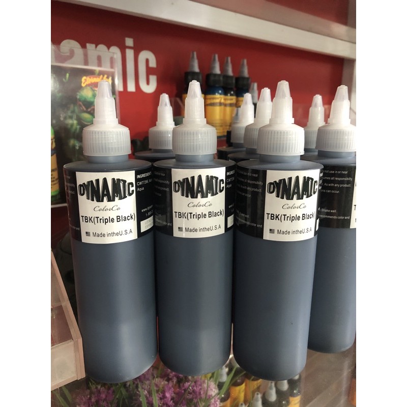Mực tập xăm dynamic 240ml:299k/chai