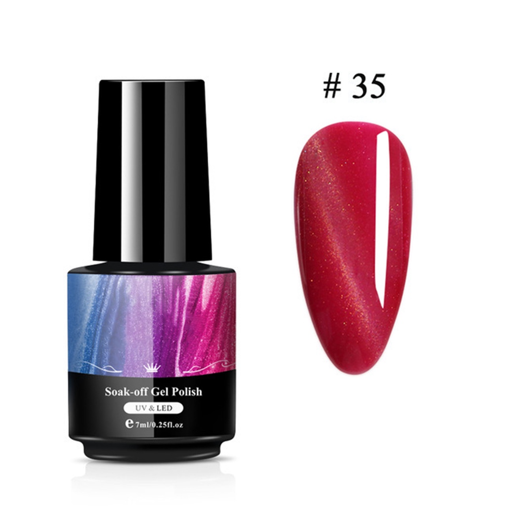 [Hàng mới về] Gel sơn móng tay bóng hiệu ứng mắt mèo 5ml màu sắc bắt mắt thời trang