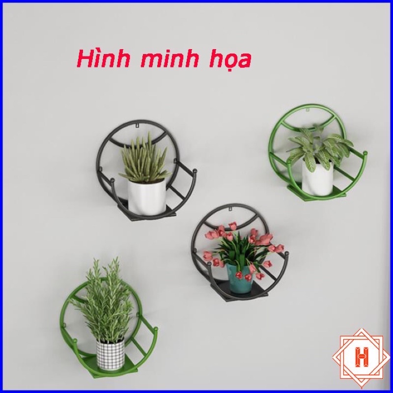 GIÁ TREO CHẬU HOA CÂY CẢNH TIỆN LỢI HÌNH BÁN NGUYỆT
