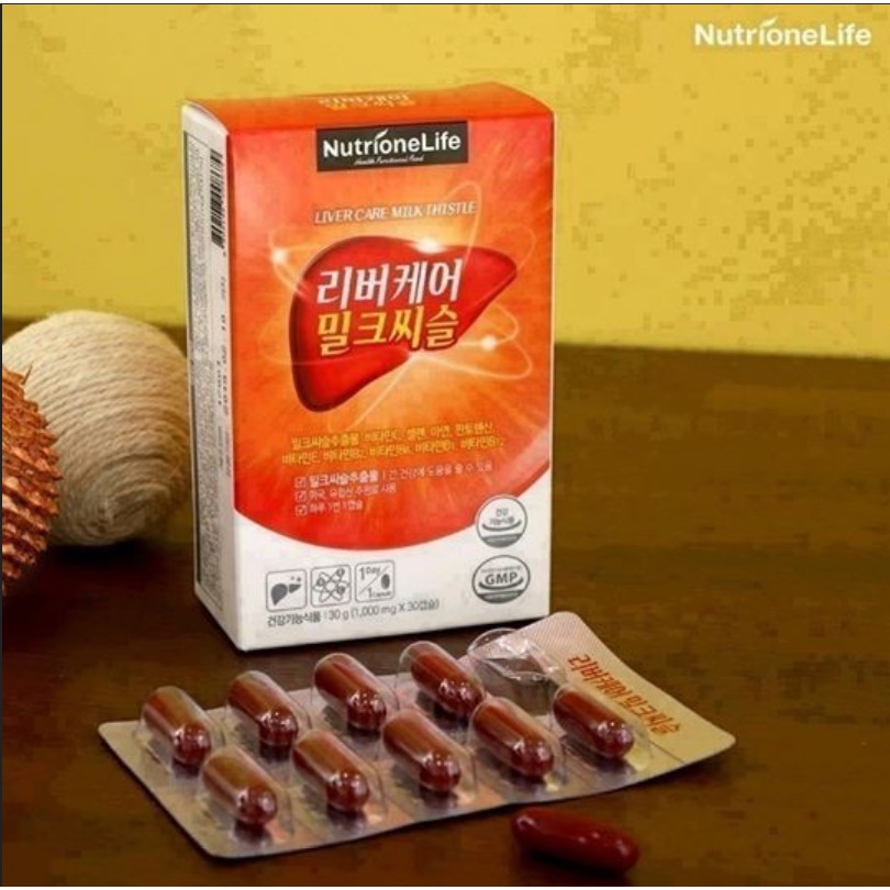 Livercare Milkthistle – Mát gan, thải độc gan, tăng cường chức năng gan (30 viên)