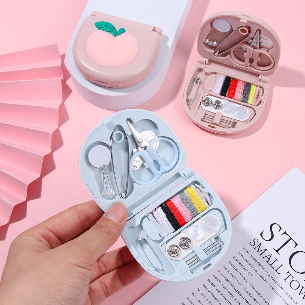 WONDER Bộ Dụng Cụ May Vá Mini In Hoạt Hình Dễ Thương Chuyên Nghiệp Cho Gia Đình