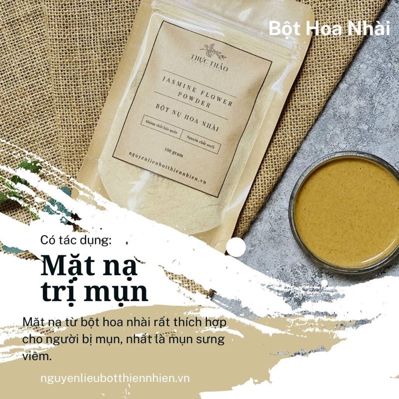 Bột Hoa Nhài Nguyên Chất