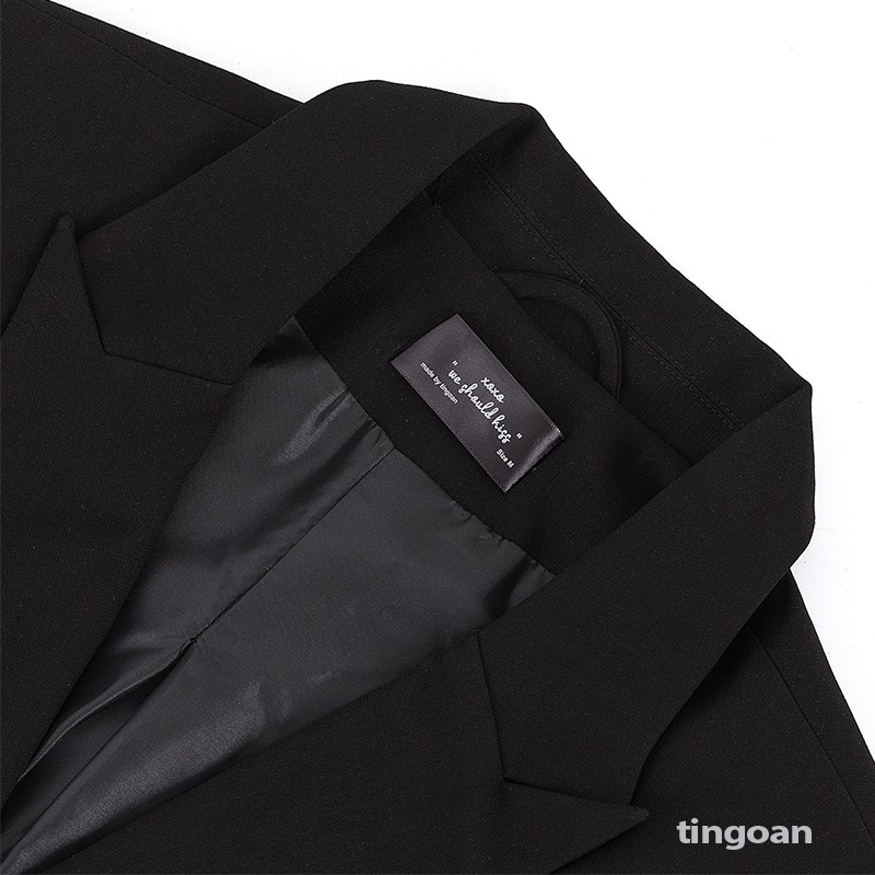 Áo blazer 4 cúc đen tingoan LOVE SPELL BLAZER/BL | BigBuy360 - bigbuy360.vn