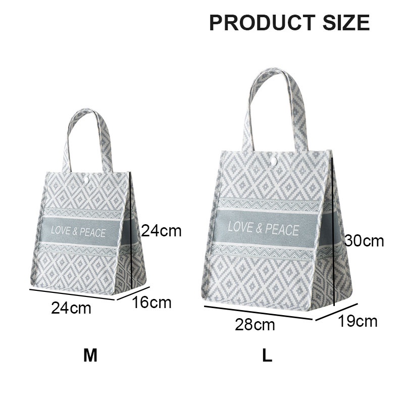 Túi đựng hộp cơm trưa YADOU cỡ lớn màu sắc xinh xắn tiện dụng