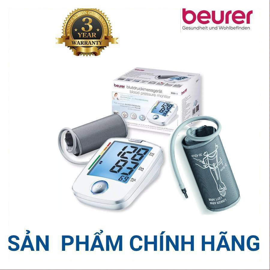 [HÀNG ĐỨC] MÁY ĐO HUYẾT ÁP BẮP TAY BEURER BM44 - BẢO HÀNH 3 NĂM