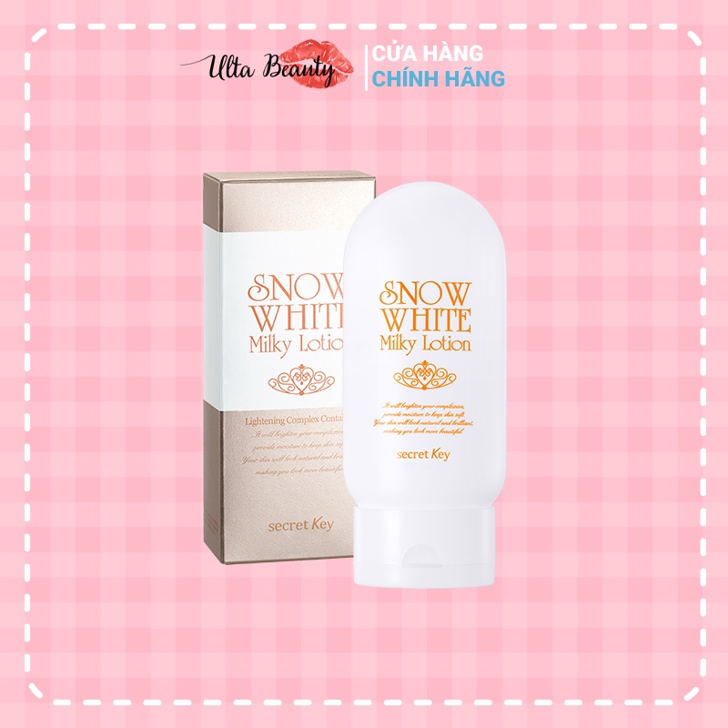 Sữa Dưỡng Trắng Da Secret Key Snow White Milky Lotion (120g)
