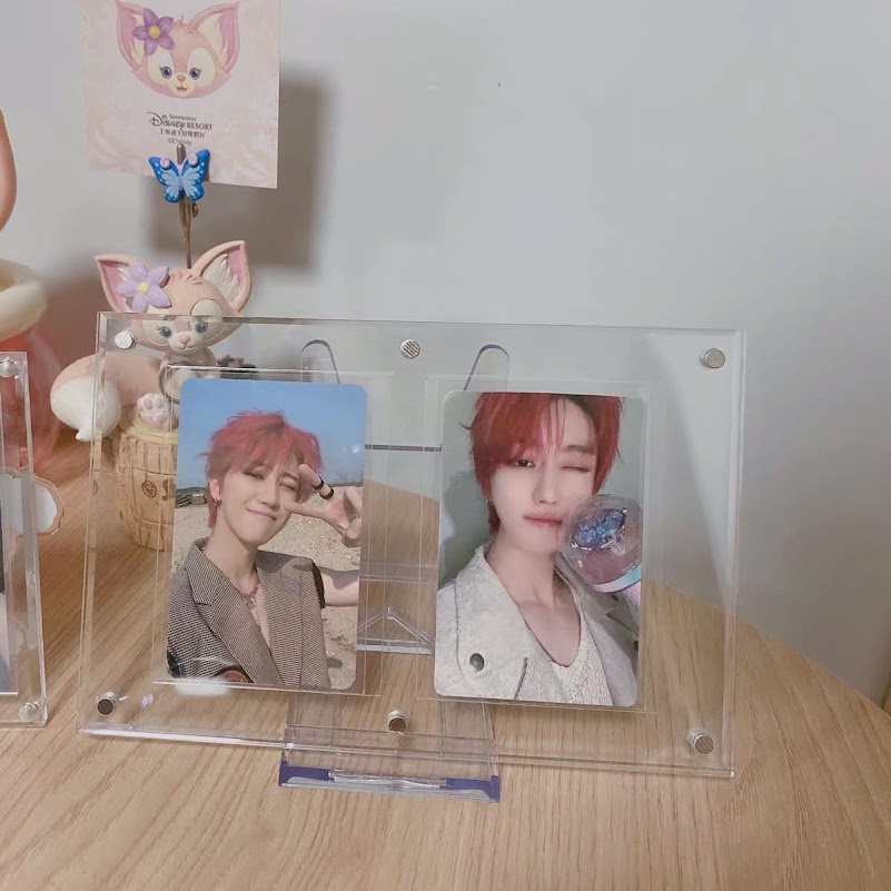 Khung ảnh đựng card acrylic trong suốt 1 ô và 2 ô