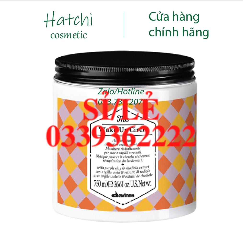 [ TẶNG MŨ ] Mặt Nạ Tái Tạo Sức Sống Cho Tóc Và Da Đầu Davines The Wake Up Circle 750ml