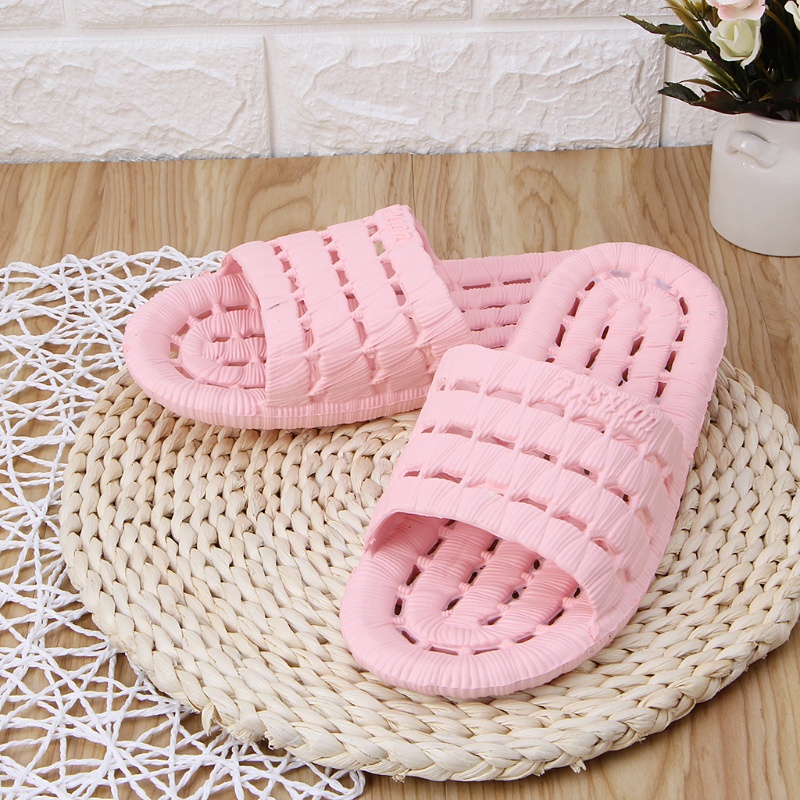 Youyo Dép Nhựa Đi Trong Nhà Tắm / Spa Đế Bằng Kiểu Dáng Đơn Giản Cho Nữ