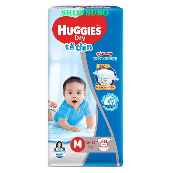 Tả/Bỉm dán Huggies bọc kén con tằm NB40+4/S56/S88/M48/M76/L42/L68 (Cho bé từ 6 đến 14 Kg). Chính hãng. Shop SuBo