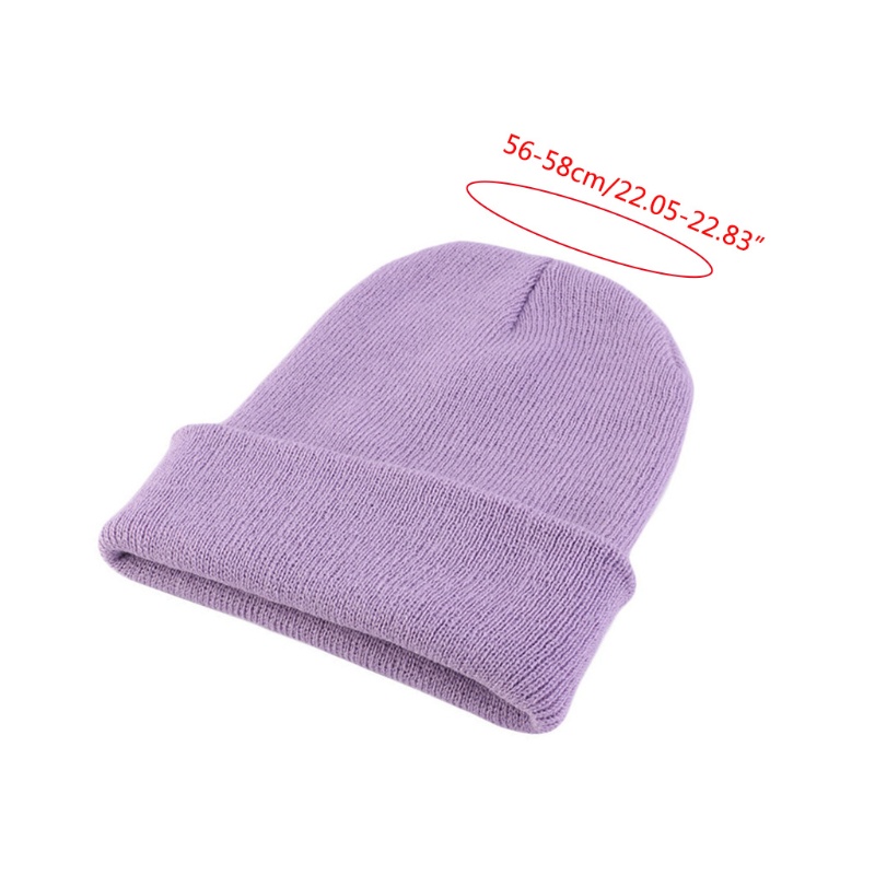 Mũ Beanie Dệt Kim Màu Sắc Neon Phong Cách Hip Hop Thời Trang Mùa Đông Cho Nam Và Nữ